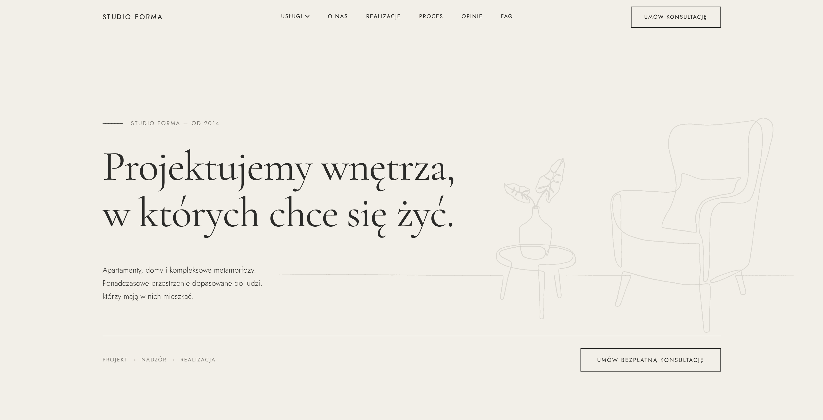 Studio Forma – Architektura Wnętrz — długi zrzut strony