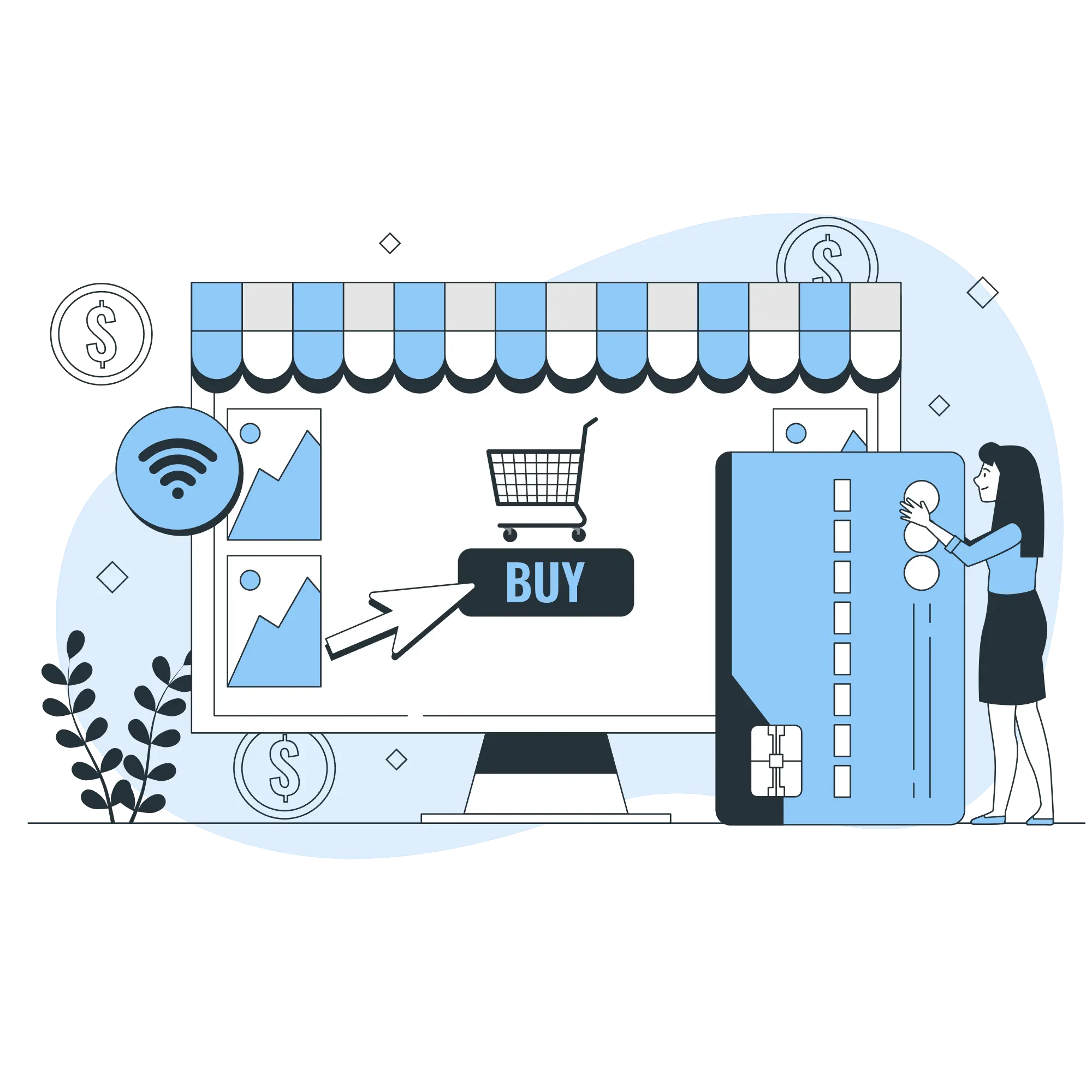 Przykładowe elementy projektu strony — layout, typografia, sekcje